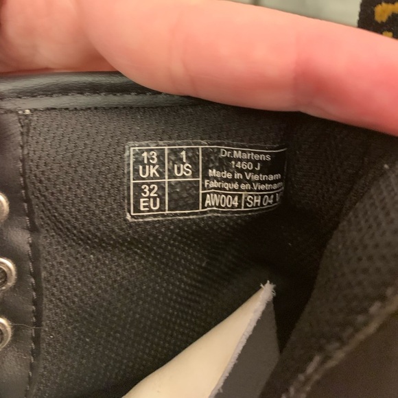 Dr. Martens 1460 8-Eye Boot - Little Kid / Big Kid - White size 1 unisex - Picture 8 of 9